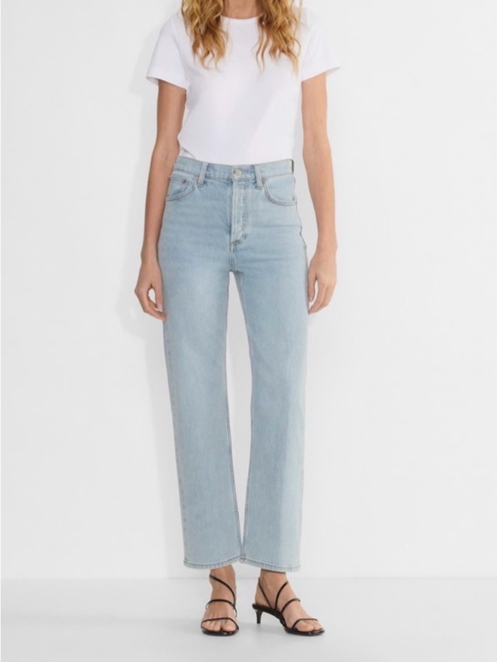 11. Denim Forum The Arlo High Rise Straight Size 26